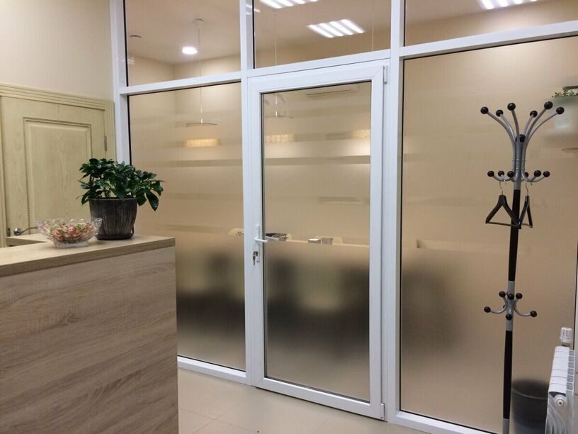 алюминиевое остекление перегородки